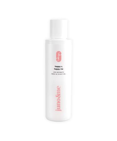 Juno & Me - 2in1 Intimate Wash & Shave Gel: Natural shaving gel for intimate shaving with lactic acid - helps with shaving pimples & ingrown hair in the intimate area - vegan intimate care women - 150ml - Buy Online on GoSupps.com