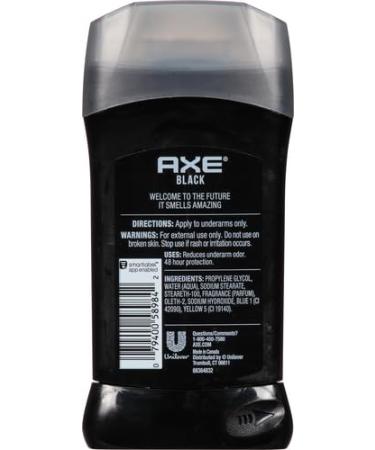 Buy AXE Deodorant Stick for Men - Black 3 Ounce | Long-Lasting Freshness | International Shipping Available - Buy Online on GoSupps.com