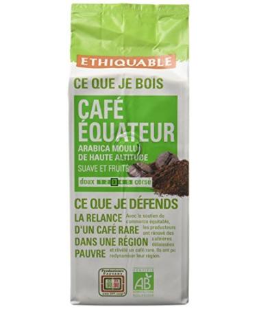 ETHIQUABLE Ethiquable Organic and Fair Ground Ecuador Coffee 250 g Peasants Productors