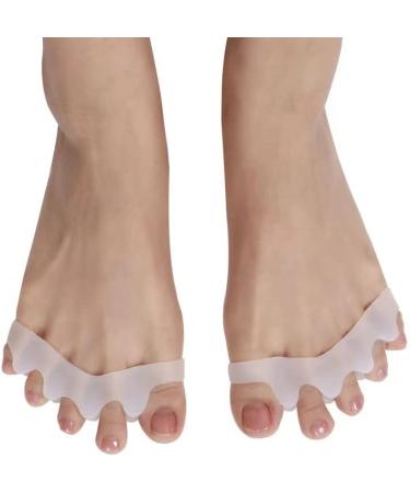 Functional Fitness Toe Separators - Foot Pain Relief for Plantar Fasciitis - Fix Bunions and Correct Toes - Crossfit Toe Spacers in Dark Black-A - Buy Online on GoSupps.com