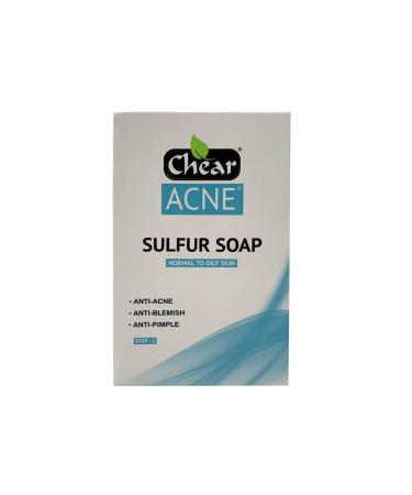 Chear Acne Sulfur Soap 150g - Anti Blemish Spot Treatments Scar Removal Pimple for Adults and Teens