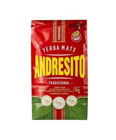 Yerbee Andresito Tradicional 1000g | Yerba Mate from Argentina | Loose Tea with Stems