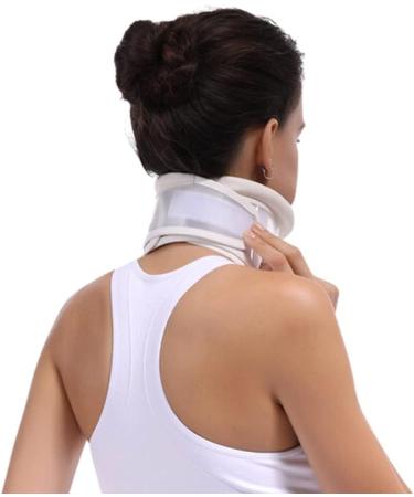 Cervical Neck Brace Collar with Chin Support - Stiff Relief & Bone Healthcare - Soft Cervical Collars for Men & Women - Large Size Neck Support for Sleep - Buy Online on GoSupps.com