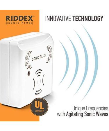 Riddex SonicPlus Ultrasonic Pest Repeller 3 Pack - Plug-in Indoor Insect and Bug Repellent - Chemical-Free Home Defense, Protect Against Rodents and Insects - Buy Online on GoSupps.com