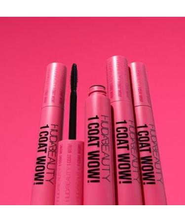 HUDA BEAUTY ORIGINAL | 1 Coat Wow! - Volumizing mascara | by BELLA | (BLACK 10 ml 10 ml (pack of 1) - Buy Online on GoSupps.com