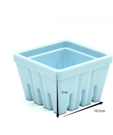 Fruit Basket Fruit Bowl Fruit Basket Farmhouse Square Bowl Rustic Kitchen Decor Fruit Bowls Fruit Baskets Kitchen Bowl Kitchen Organizers and Storage (Color : B Size : 10.5 * 7cm) - Buy Online on GoSupps.com