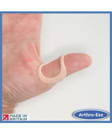 ArthroEze Oval Peach Thumb Splint for Trigger Thumb - Mallet Thumb - Thumb Hypermobility - Thumb Arthritis Size 11-64.7mm Circ Size 11 - 64.7mm Circ - Buy Online on GoSupps.com