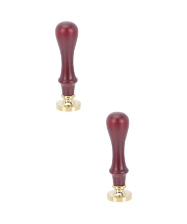 Healvian 2 Pcs Dispensing Plate Tool Makeup Gadgets Letters Invitations Stamper Copper Copper Head 1 count (Pack of 1) Brownx2pcs