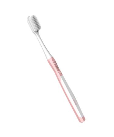 Gatuida Silicone Toothbrush 1 Piece Adhesive Toothbrush Portable Silica Gel Bristles For Children White Tongue Cleaner