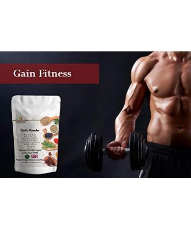 Garlic Powder (Lahasun Lasan) Premium Quality by Spices&herbsuk - Garlic Powder for Cooking Baking Soups Stews Casseroles Sauces and Pairs Well with Vegetables Meats Rubs Salads - 500g - Buy Online on GoSupps.com