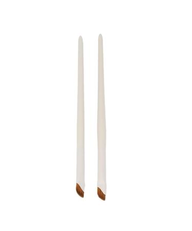 2 Pack Makeup Sickle Brush Ideal Makeup Tool Professional Soft Bristle Ultra Thin Slanted Brush Makeup Tool