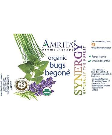 Bugs BeGone Synergy Essential Oil Blend - 10mL Rosemary Peppermint Citronella | Natural Insect Repellent - Buy Online on GoSupps.com
