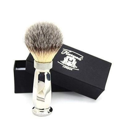 Synthetic Hair Shaving Brush Stainless Steel Handle with Classic Box Gift