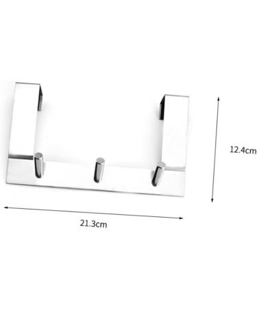 Baluue Towel Holder 3pcs Over Door Clothes Hanger Rack Over The Door hat Rack Over The Door Hook Coat Hanger Cloth Hook Coat Hooks - Buy Online on GoSupps.com