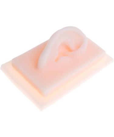 1 Pair Ear Model Silicone Ear Model for Acupuncture - Soft Silicone Artificial Ear Model - for Piercing Practice Training Earrings Earphone Display Props - Buy Online on GoSupps.com