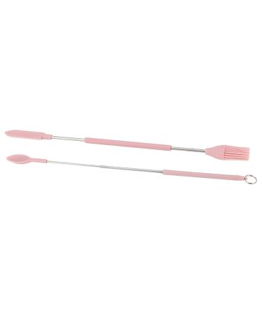 Buy Premium Stainless Steel Make-Up Spatula Set - Telescopic Design & Soft Silicone | Portable & Versatile for Professional Use - Buy Online on GoSupps.com