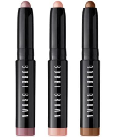 Bobbi Brown Long-Wear Cream Shadow Stick Mini Set - Dusty Mauve, Golden Pink, Golden Bronze - 3 Piece Set - Buy Online on GoSupps.com