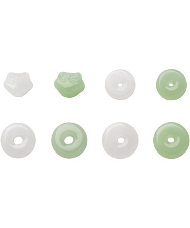 FEIlei Peace Buckle Nail Charms Glass Nail Rhinestones Flat Back Nail Gems Nail Decor - Buy Online on GoSupps.com