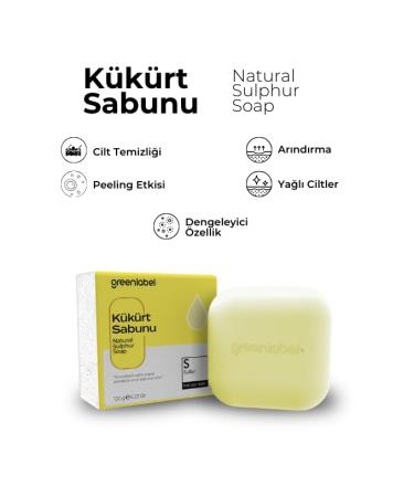 Buy Sulfur Soap - Natural Sebum Balancer 120g | International Shipping Available - Buy Online on GoSupps.com
