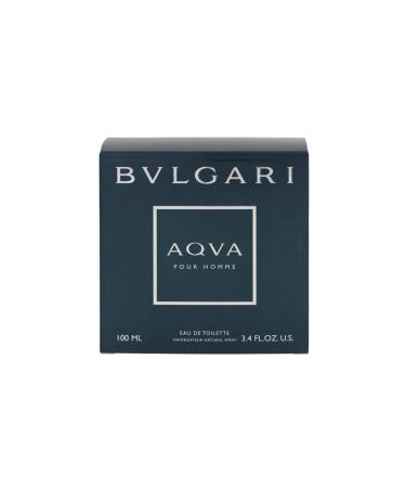Bvlgari Aqva Pour Homme for Men Eau de Toilette Spray 3.4 Ounce Fresh 3.4 Fl Oz (Pack of 1) - Buy Online on GoSupps.com