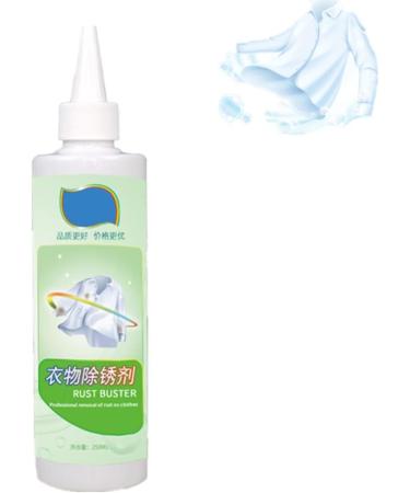Fabric Rust Remover for Clothing Fabric Rust Stain Remover for Shoes Strong Clothes Rust Remover Stain Remover for Clothes Fabric Clothing Cleansing Agent Tools(250ml)