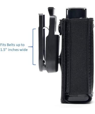 360 Rotating Leather Case for Medtronic Insulin Pumps | A1C WEAR (Black) - Buy Online on GoSupps.com