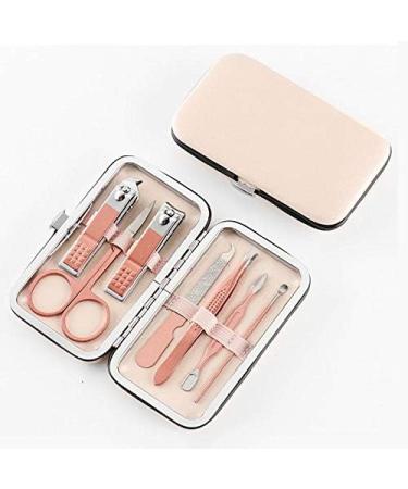 Nail Clippers Set 7-Piece Lady Nail Clippers Set Stainless Steel Accessories Nail Clippers Pliers Pedicure Beauty Nail Tools Manicure Set Pink - Buy Online on GoSupps.com