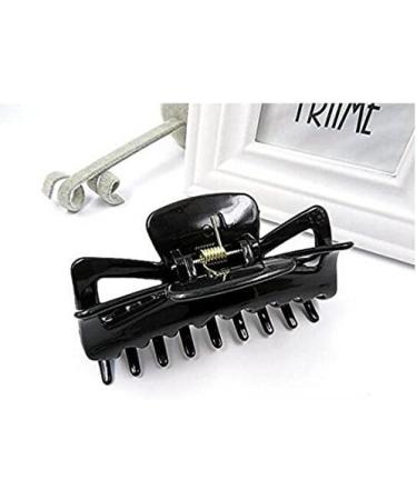 2PCS Extra Large 4.3 Inch Length Bathing Hairpin Black Grip Clips Resin Plastic Head Ornaments Gripper Minimalist Headgear Clamps for Fixed Long Hair Ponytail - Buy Online on GoSupps.com