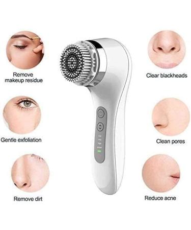 Corsehild Facial Cleansing Brush IPX7 Waterproof Facial Spin Brush 3 Speed Modes for Deep Cleansing Exfoliating Removing Calluses and Blackheads Waterproof and Portable USB Charging Pink - Buy Online on GoSupps.com