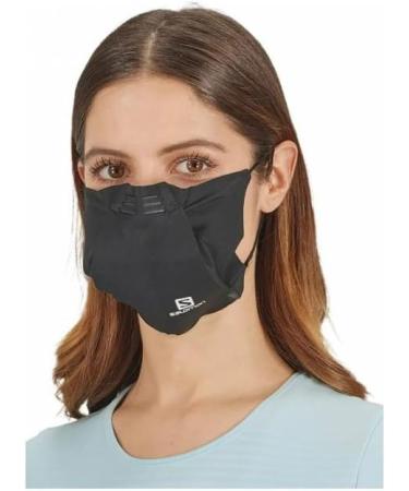 Salomon Unisex Sports Mask SM Black (Multicolor) - Premium Accessories for International Shipping - Buy Online on GoSupps.com