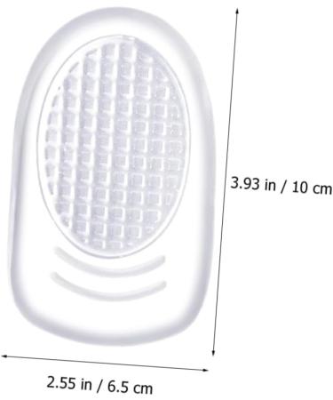 MAGICLULU Heel Pad Cushions - 2 Pairs of Gel Inserts for Women | Prevent Blisters & Discomfort | Clear Shoe Inserts for Ultimate Comfort - Buy Online on GoSupps.com