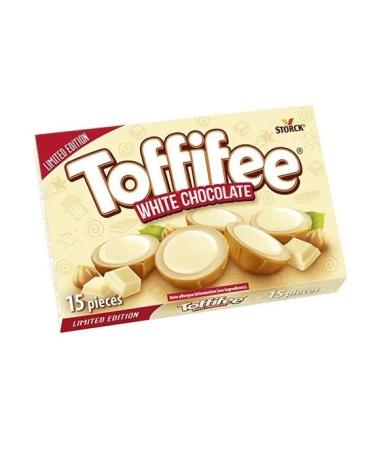 3 x Toffifee Limited Edition White Chocolate 15 Pieces 125g Delicious Tasty And Twisty Treat Gift Hamper For Birthday Christmas Sold By Kidzbuzz