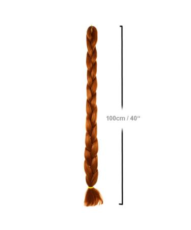 Mybraids 1-Colored Premium 2m Braid Hair for Rasta Dreads Crochet Twists Box Braids & Cornrows - Art Hair Extensions (7-On Roe Brown) - Buy Online on GoSupps.com