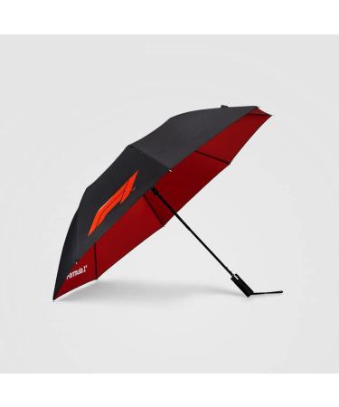 Fuel For Fans Unisex Formula 1 F1 Tech Collection Large Logo Umbrella, Black, One size (324901024100000)
