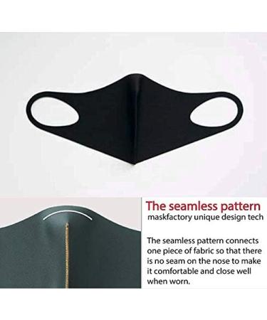 Everyday Aerosilver Color Face Mask - Reusable Washable Breathable - Medium Dark Gray & Orange - Made in Korea - International Shipping - Buy Online on GoSupps.com