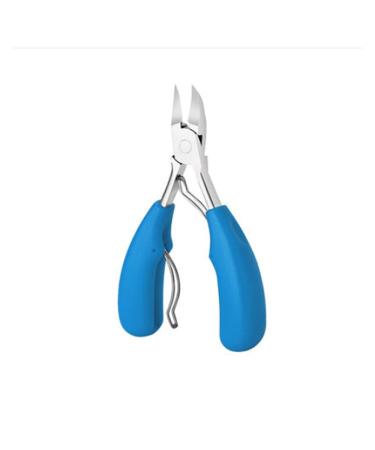 UNbit Office Scissors Craft Scissors Nail Groove Special Nail Scissors Oblique Mouth Olecranon Toe Nail Scissors Pedicure Artifact Olecranon Pliers Scissors Scissors (Color : Blu)