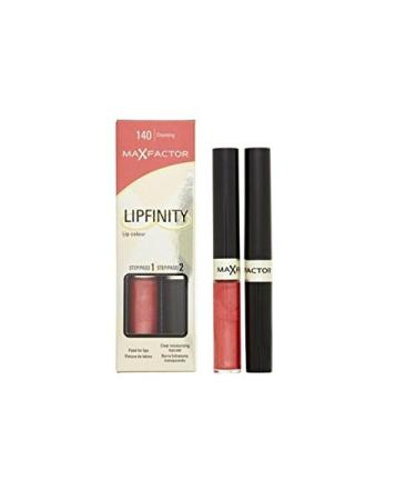 Max Factor Lipfinity Lip Colour - 140 Charming Clear 2 count (Pack of 1)