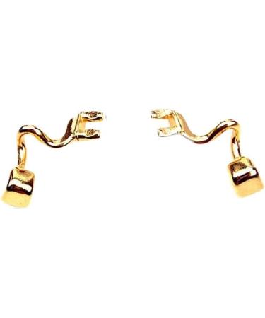 Efarma glasses bracket bracket glasses nose 1 pair of metal-insert glass-nose padding arm replacement glasses-nose-to-arm holder glasses repair set gold