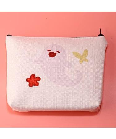 Funny Anime Ghost Cosmetic Bag - Hu Tao Zipper Makeup Bag | Genshin Impact Merchandise for Anime Lovers - Buy Online on GoSupps.com