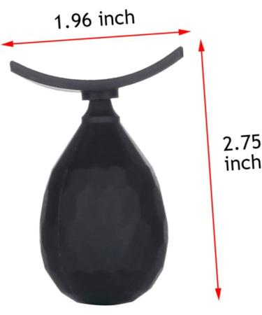 Beavorty 3 pcs Eyeshadow Shadow Practical Portable Eye Seal Silica Gel Stamp Silicone Lazy Black 7*5cmx3pcs As Shownx3pcs - Buy Online on GoSupps.com