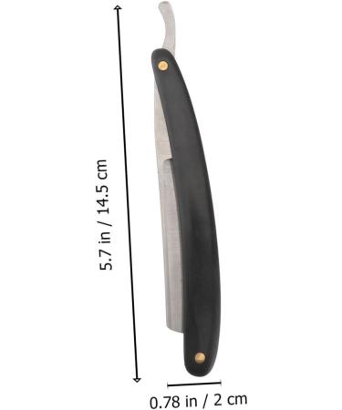 Shop Minkissy Men's Razor - Rustproof Steel Wooden Handle Precision Hairdresser Tool for Perfect Grooming - Buy Online on GoSupps.com