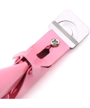 Professional Nail Art Clipper Special Type U Word False Tips Edge Cutters Manicure Colorful Stainless Steel Nail Art Tools Trimmer(Fuchsia) - Buy Online on GoSupps.com
