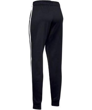 Under Armour Girl's Fleece Pant - Black/White, Size Medium - Buy Online on GoSupps.com