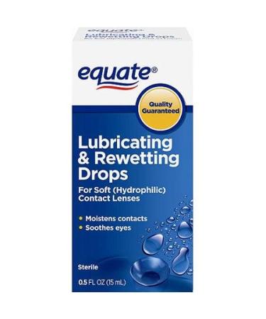Equate Lubricating and Rewetting Drops for Soft, Hydrophilic Lenses .5 Fl Oz