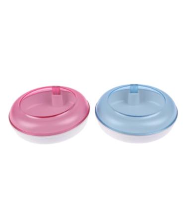 Ikaar 2 pieces of braces storage box for prostheses immersion box for prostheses orthodontic box partial prosthesis box retainer case for on the go