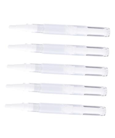 DOITOOL 5pcs lip gloss tube clear eyelash mascara clear mascara empty cuticle oil pen mascara