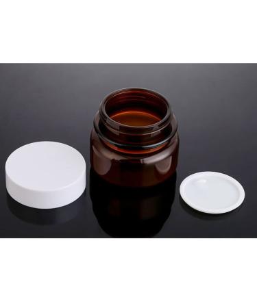 Minkissy 5-Piece Refillable Amber Pump Bottle Set | Perfect for Cream Essential Oils & Soap | Small Travel Containers for Lottery & More - Buy Online on GoSupps.com