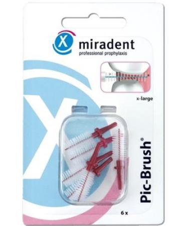 MIRADENT interdental brush PIC-Brush x-large bor. 6 pcs