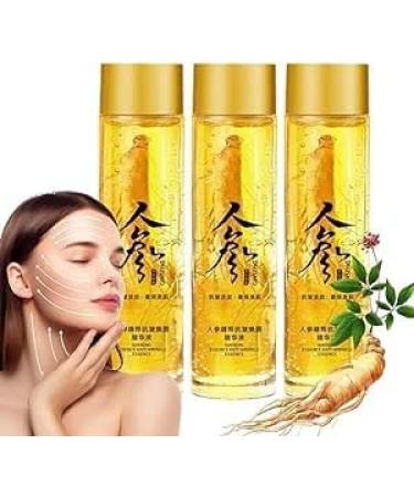 3Pcs Ginseng Extract Liquid Ginseng Extract Anti-Wrinkle Original Serum Oil Ginseng Anti Wrinkle Serum Ginseng Essence Ginseng Serum for Tightening Sagging Skin Reduce Fine Lines