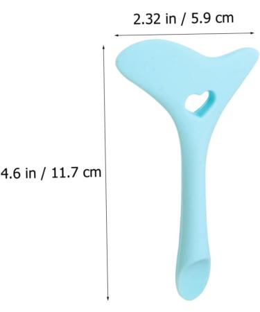 FOMIYES 2pcs Eyeliner Aid Facial Tool Eyeshadow and Eyeliner Stencils Pad Kit Face Cream Spoon Make up Set - Buy Online on GoSupps.com